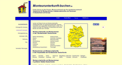 Desktop Screenshot of monteurunterkunft-buchen.de